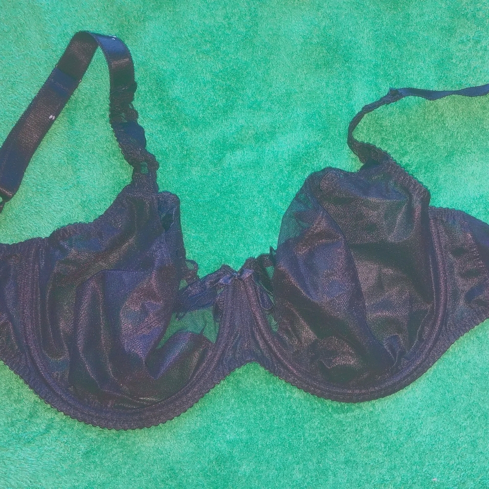 Freya Black Bra Size 36FF New underwire